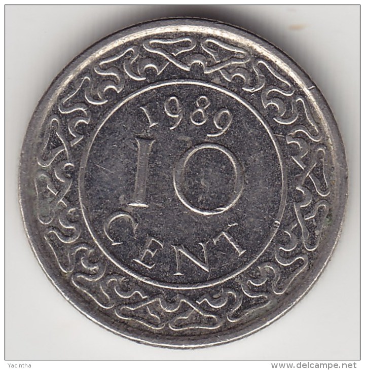 @Y@    Suriname  10 Cent 1989    (3488) - Surinam 1975 - ...
