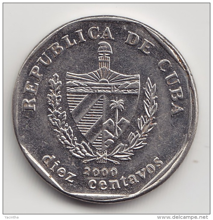 @Y@    Cuba  10 Centavos  2000    (3490) - Cuba