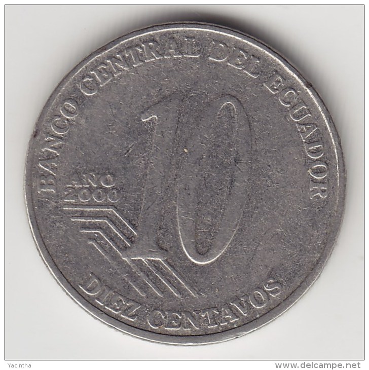 @Y@    Ecuador  10 Centavos 2000    (3491) - Ecuador