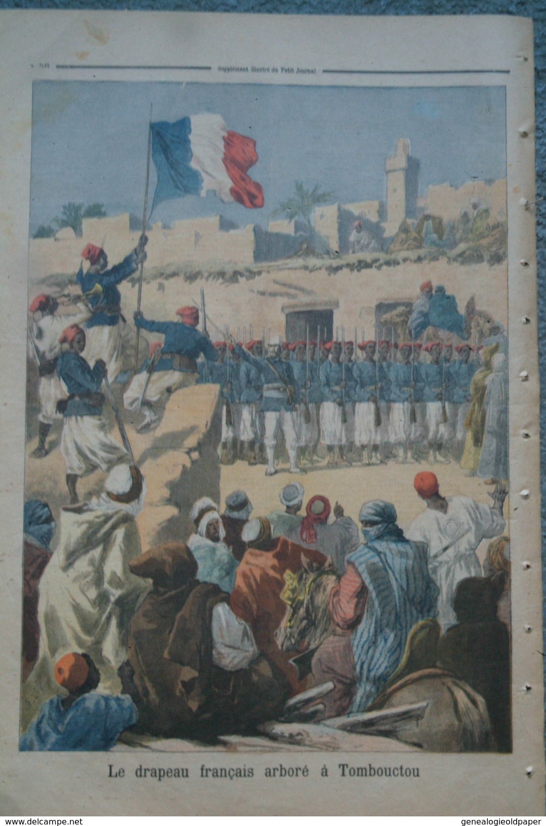 LE PETIT JOURNAL ILLUSTRE-1 FEVRIER 1894-M. THIVRIER EXPULSE CHAMBRE DEPUTES-PARIS POLITIQUE-TOMBOUCTOU COLONEL BONNIER - Documents Historiques