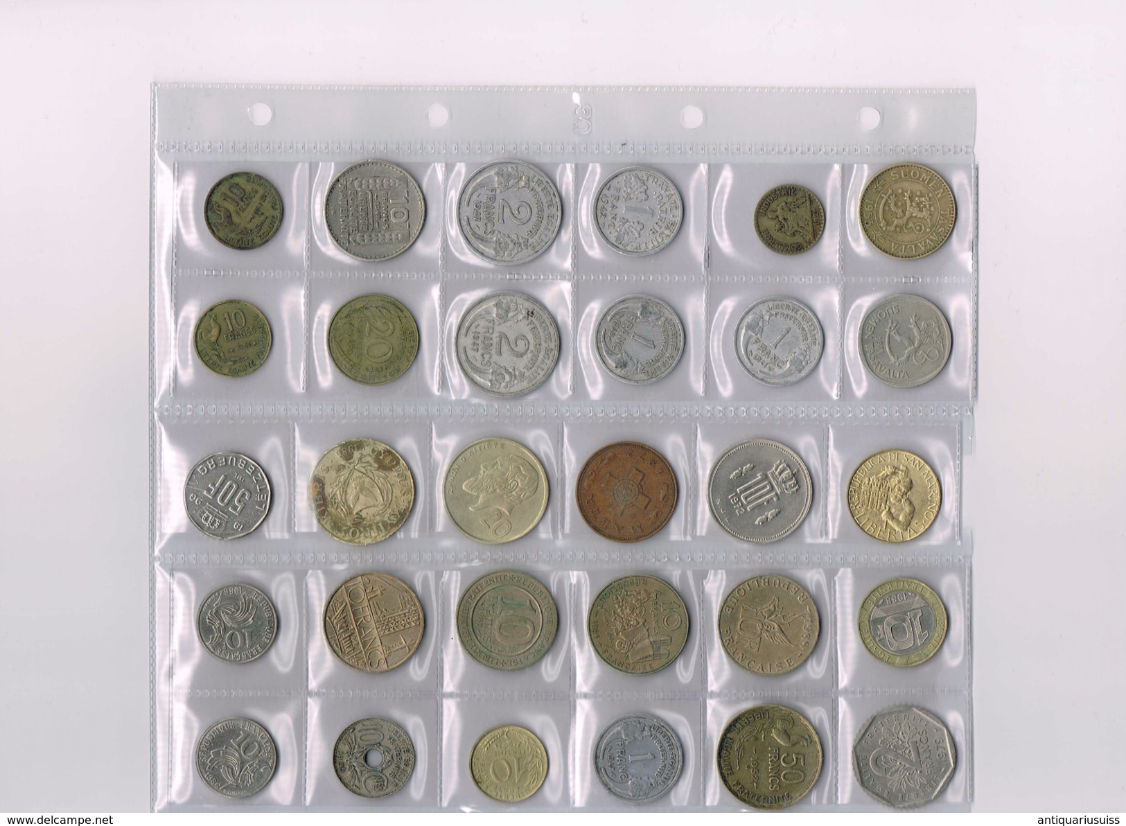 30 X France, Italia, Luxembourg, San Marino, Malta, Grèce.... - Specimen