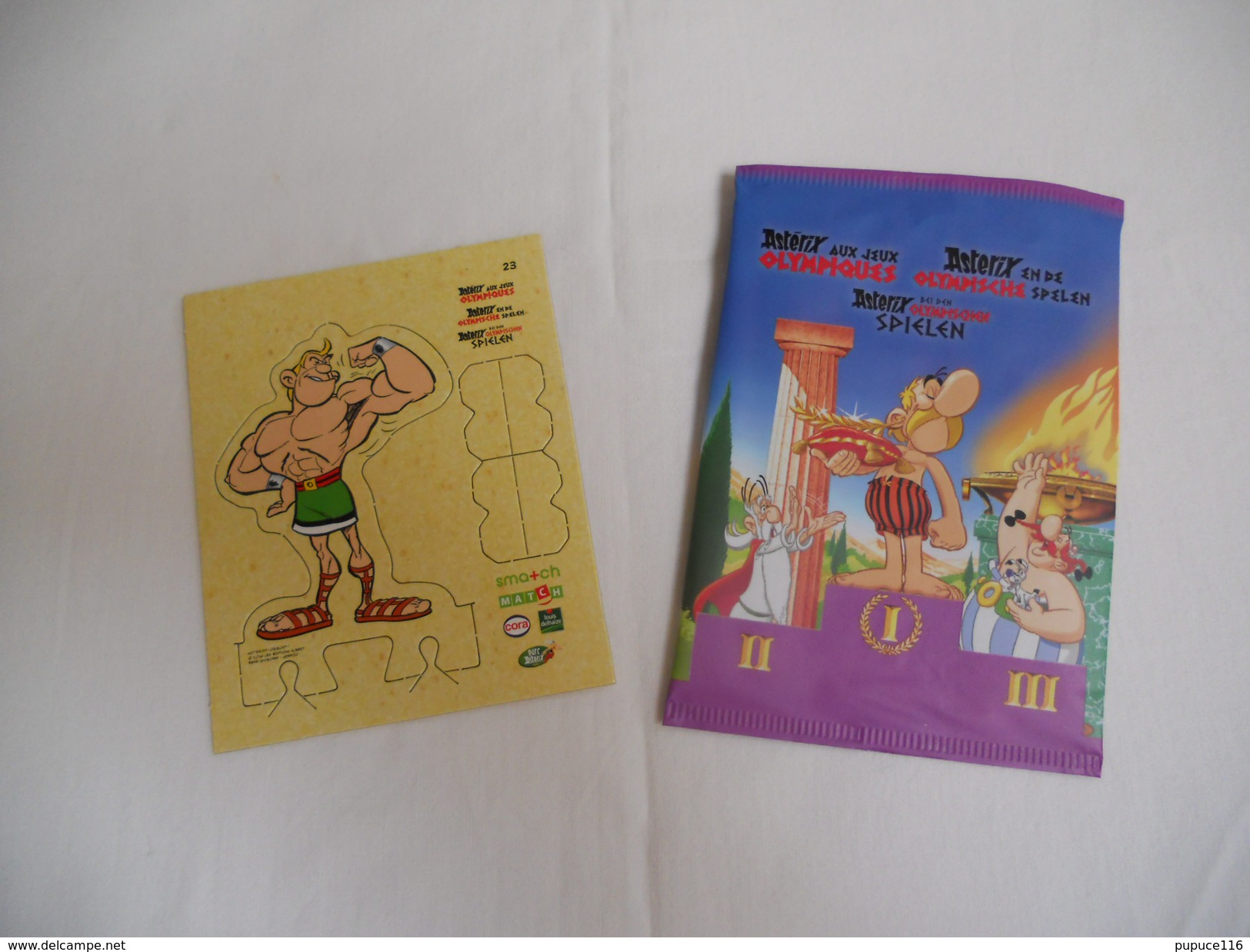 Asterix jeux olympique - Cora 2016 -  cartes à monter n°17 à 24 = 1&euro;/P