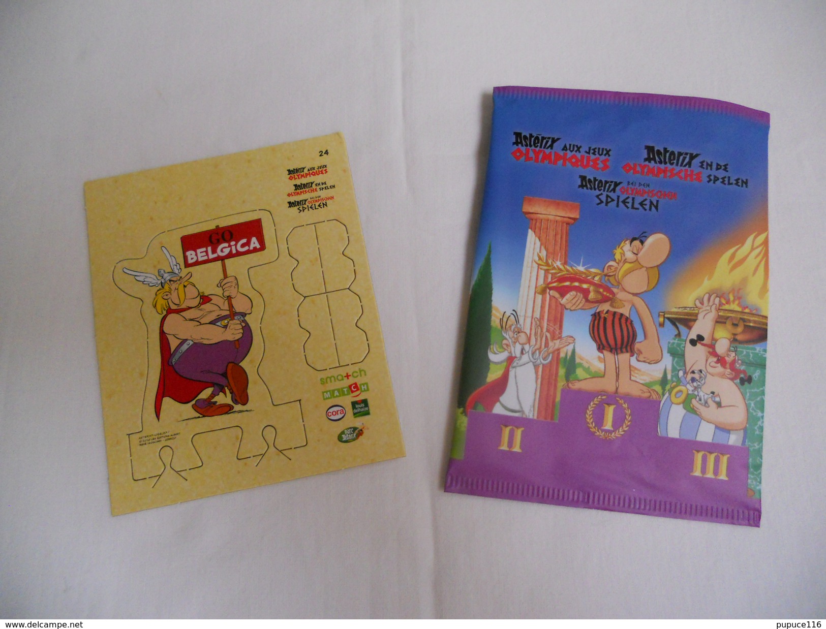 Asterix jeux olympique - Cora 2016 -  cartes à monter n°17 à 24 = 1&euro;/P