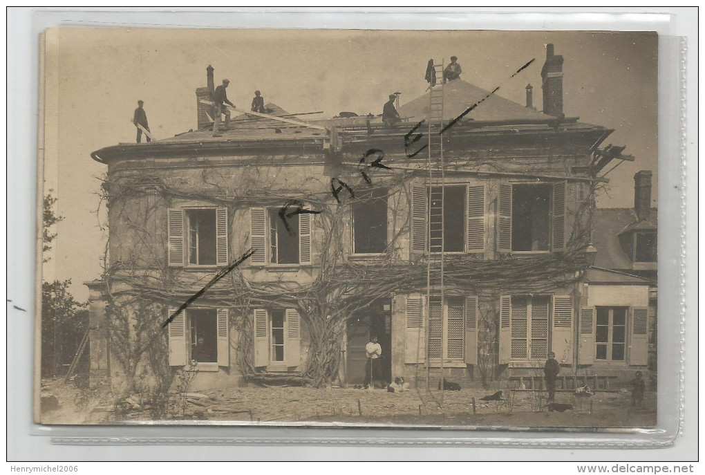 93 - Seine Saint Denis - Pierrefitte Sur - Carte Photo Villa Marjolaine En Construction 30 Bvd De La Station 1915 - Pierrefitte Sur Seine