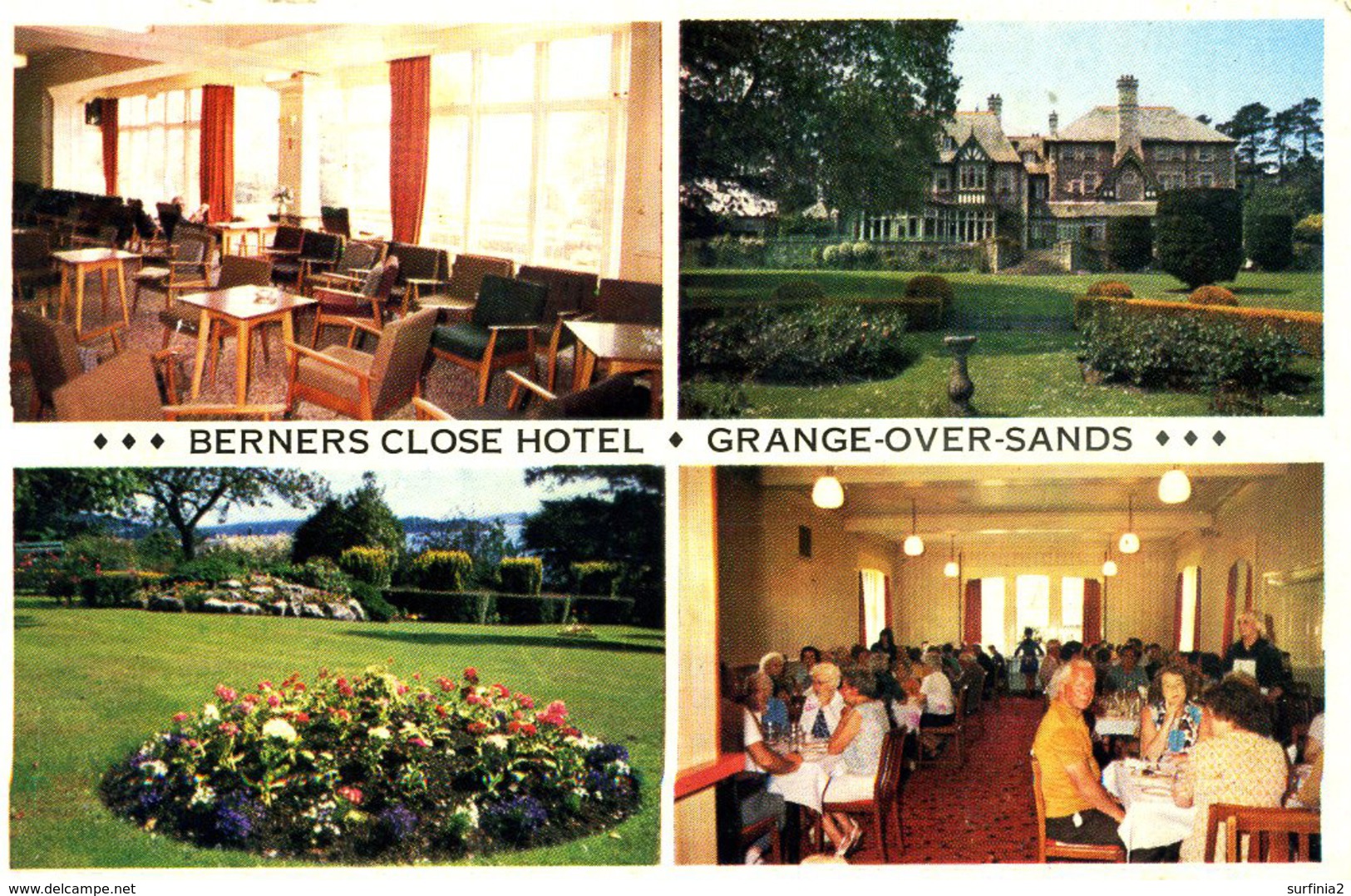 CUMBRIA - GRANGE OVER SANDS - BERNERS CLOSE HOTEL Cu1071 - Other & Unclassified