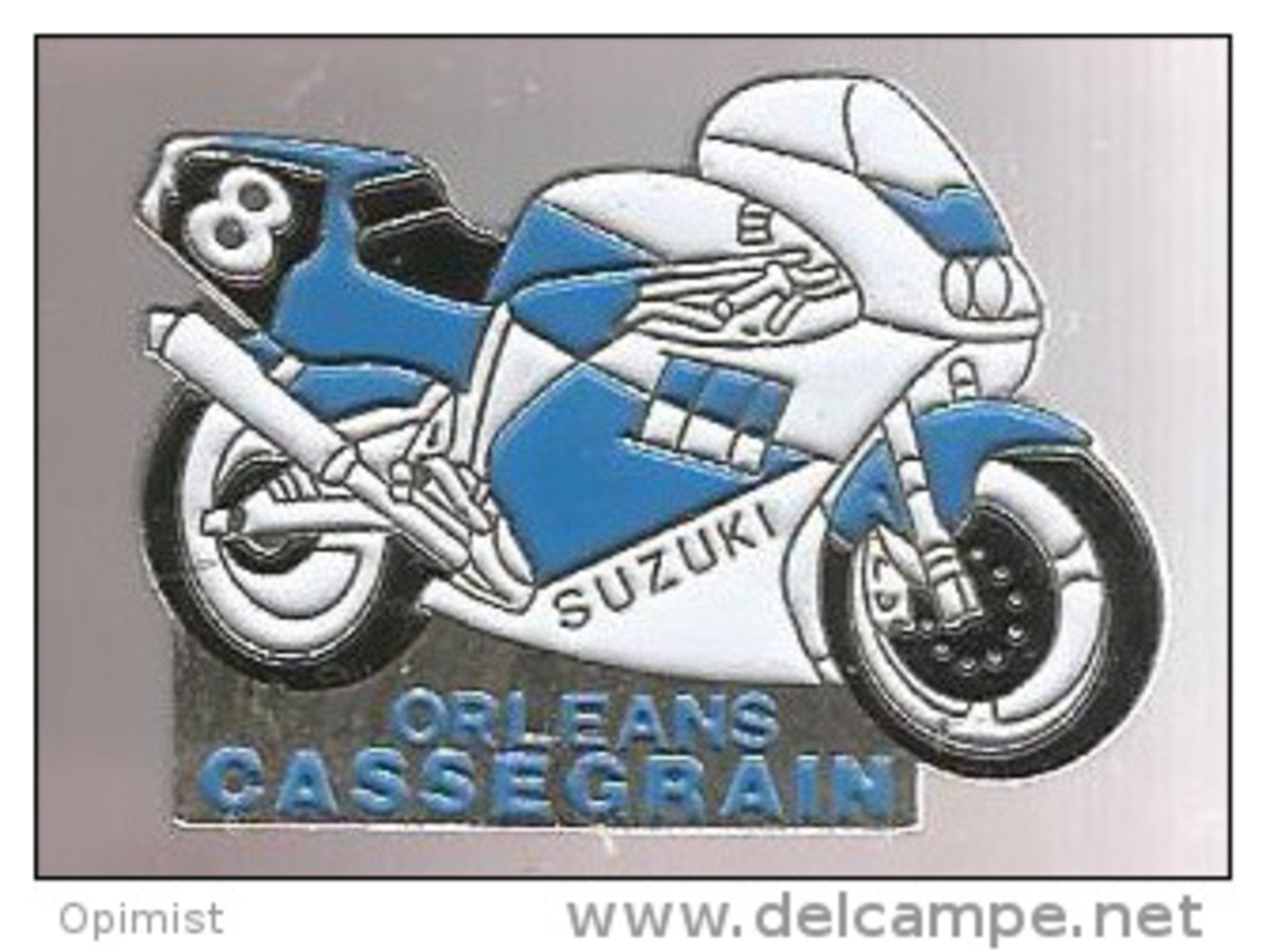 41072-Pin's..moto.Suzuki. Cassegrain.Orleans. - Motos