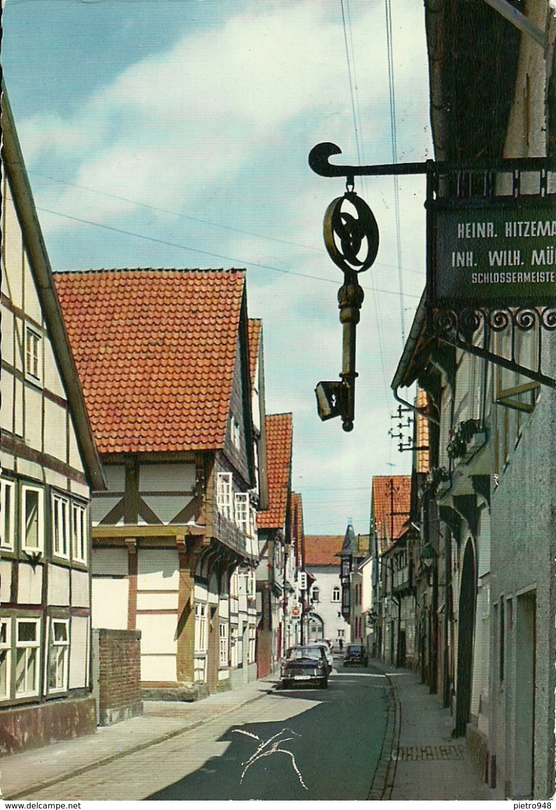 Rinteln (Niedersachsen, Deutschland) (Weser) Enge Strasse - Rinteln