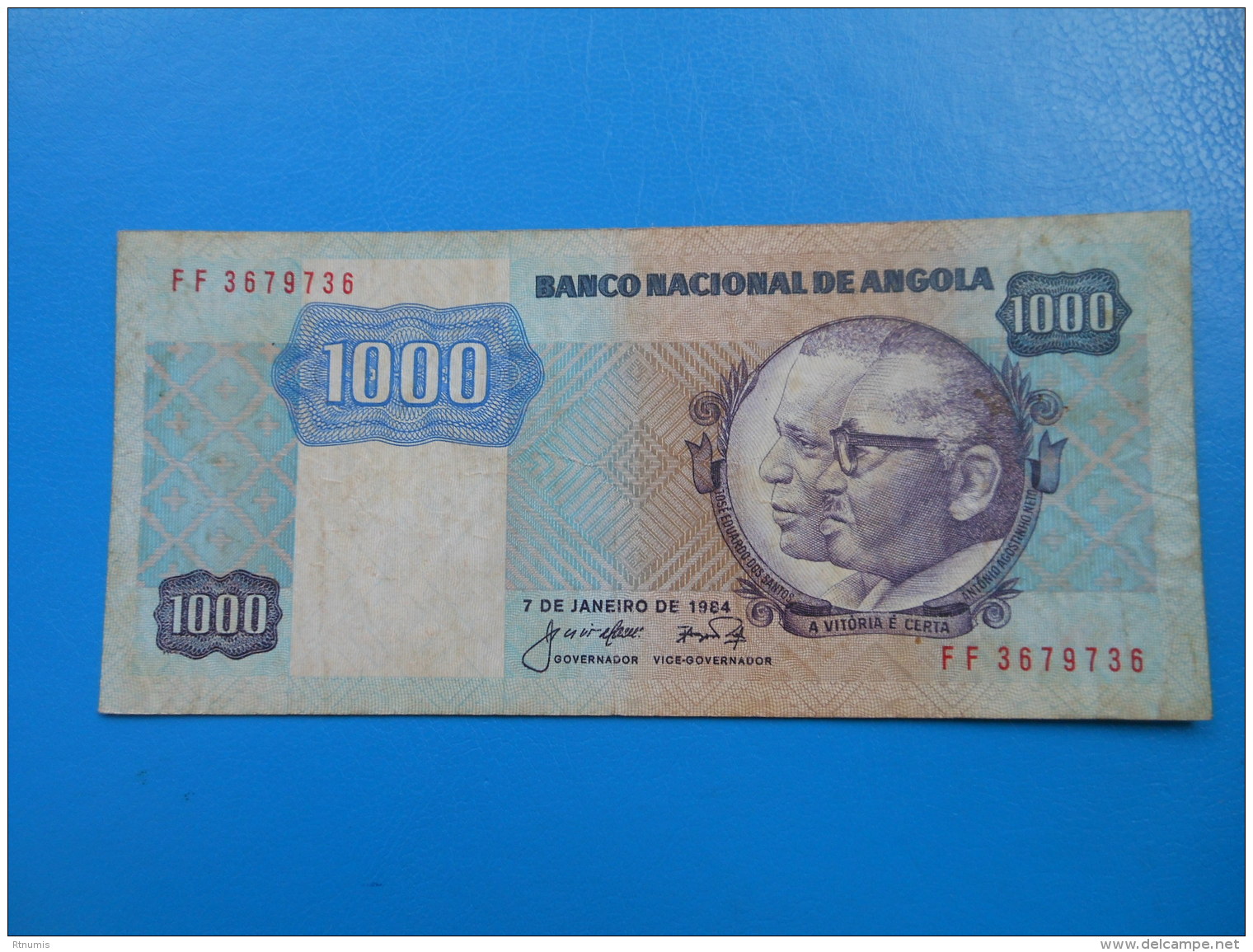 Angola 1000 Kwanzas 1984 P.121a TTB VF - Angola