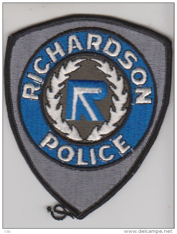 USA Ecusson Tissus Police Richardson - Patches
