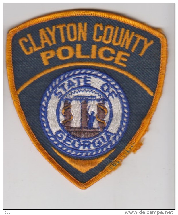 USA Ecusson Tissus Police Clayton County - Ecussons Tissu