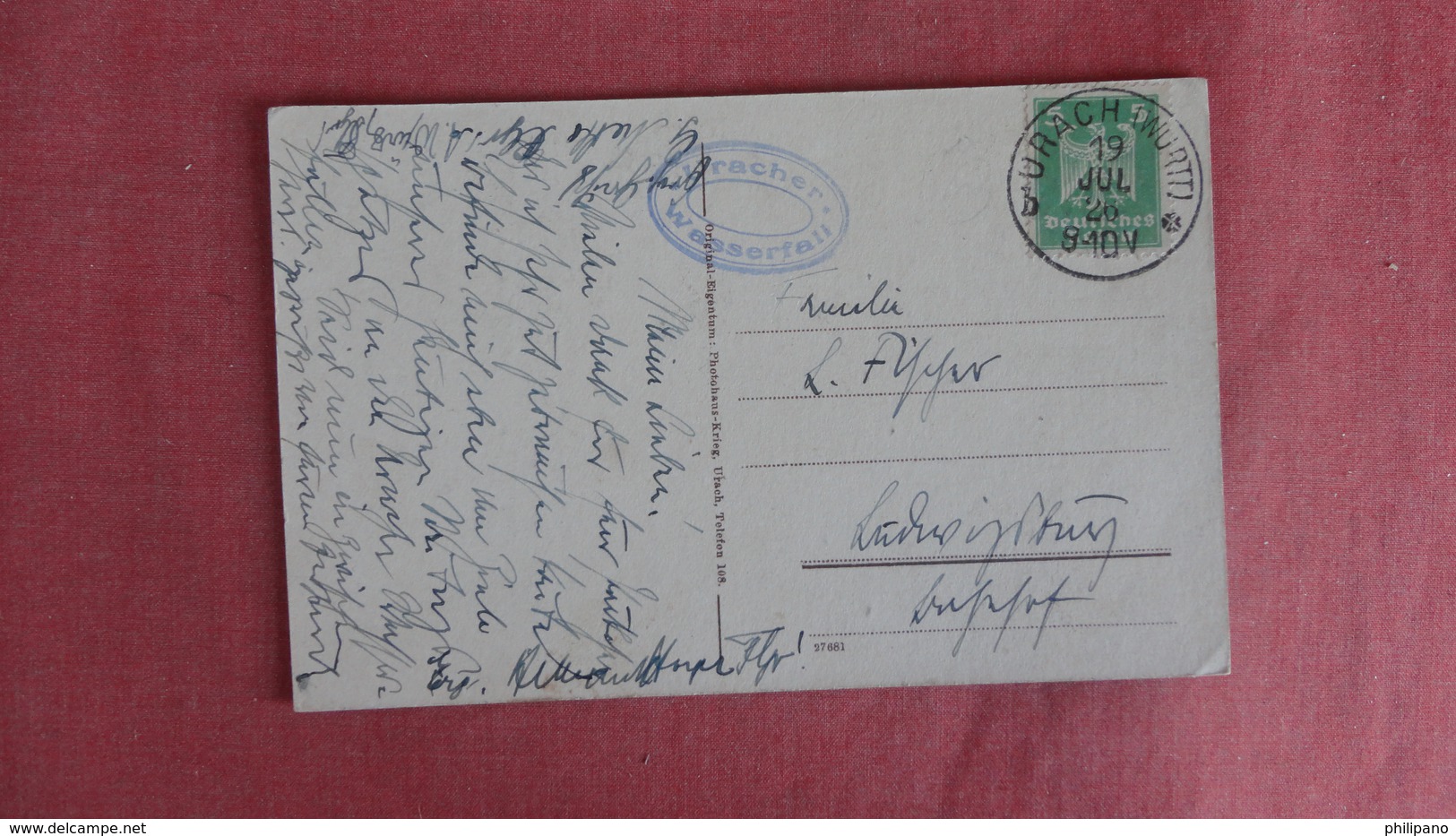 Germany > Baden-Wurttemberg > Bad Urach - Has Stamp & Cancel--ref 2380 - Bad Urach