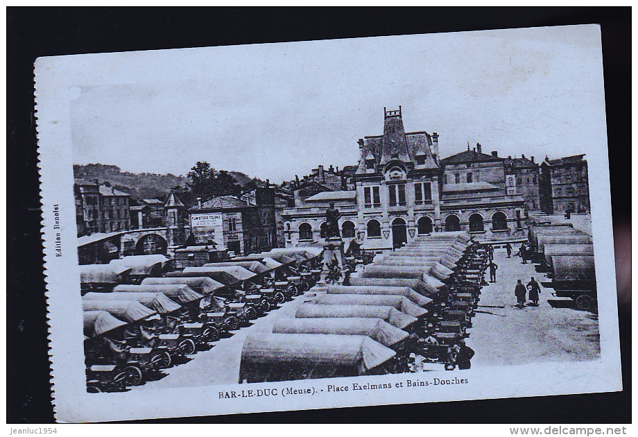 BAR LE DUC PLACE EXEIMANS 1914 LES CAMIONS - Bar Le Duc