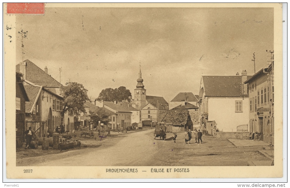 PROVENCHERES - Eglise Et Postes - Provencheres Sur Fave