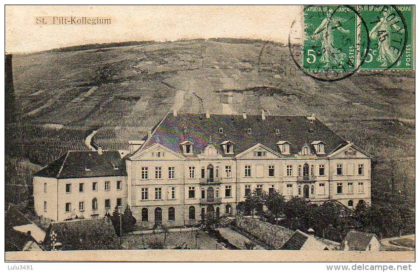 CPA - SAINT-HIPPOLYTE (68) - Aspect Du Collège En 1920 - Altri & Non Classificati