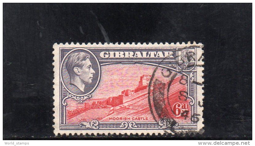 GIBRALTAR 1938-47 O DENT 13 - Gibraltar