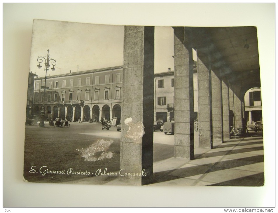 S. GIOVANNI PERSICETO  PALAZZO COMUNALE  BOLOGNA   EMILIA ROMAGNA   VIAGGIATA  COME DA FOTO - Bologna