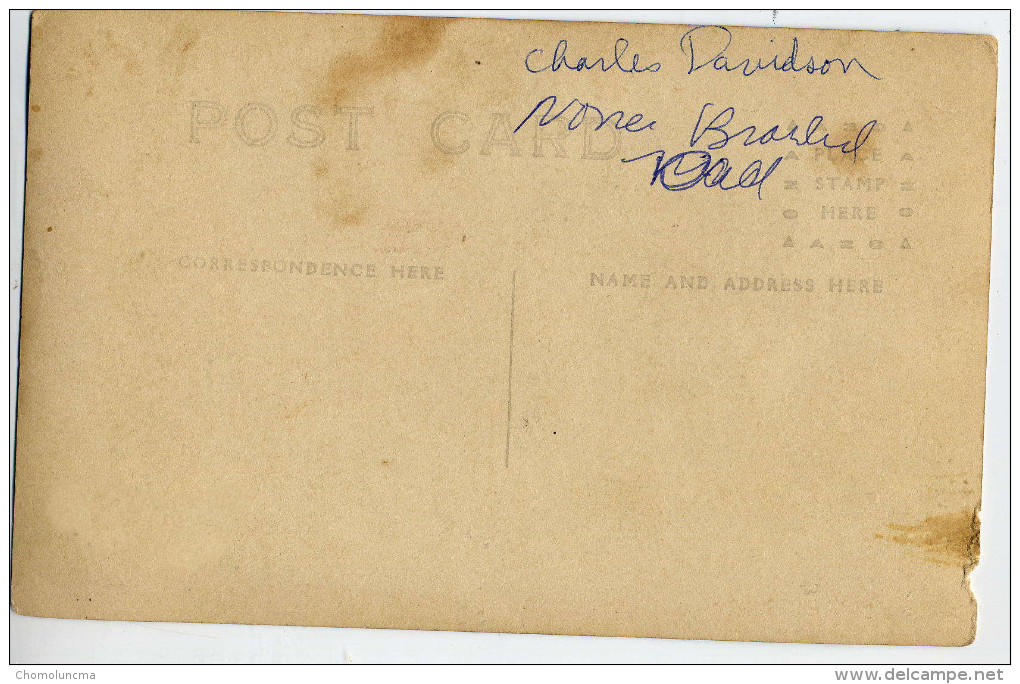 USA 1900's Years Mint Old Post Card Writed Charles Davidson - Autres & Non Classés