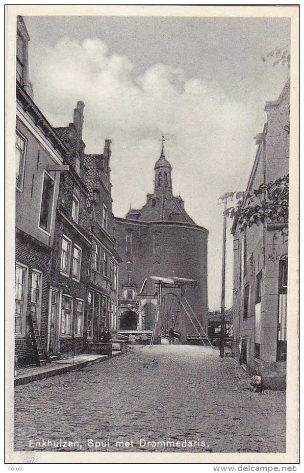 Bd - Cpa Hollande - Enkhuizen - Spui Met Drommedaris - Enkhuizen