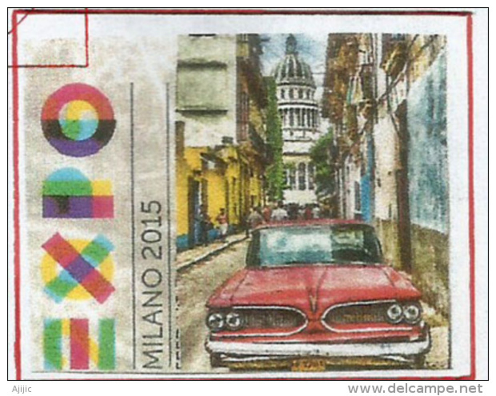 CUBA. UNIVERSAL EXPO MILANO 2015 .Letter From The Cuba Pavilion With Stamp Of Cuba + Official Stamps Pavilion + EXPO - Brieven En Documenten