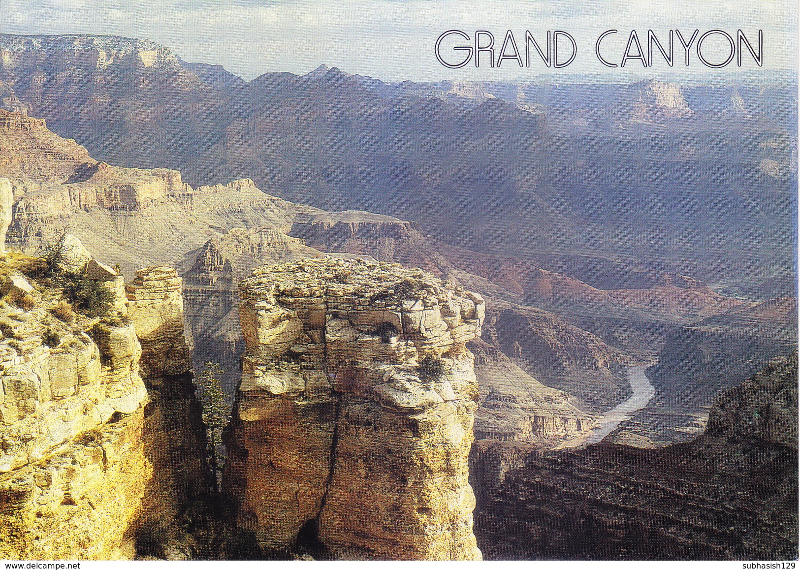 COLOUR PICTURE POST CARD PRINTED IN HONG KONG - GRAND CANYON NATIONAL PARK, ARIZONA - TOURISM THEME - China (Hongkong)