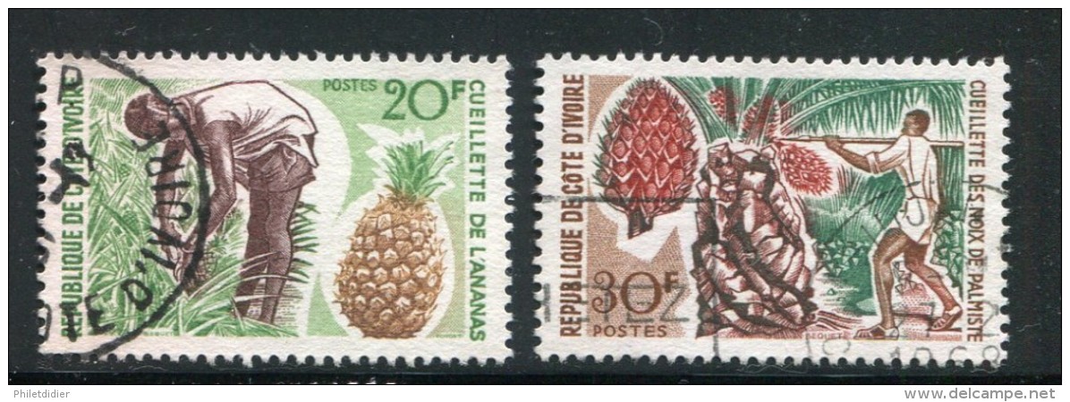 Cote D´ivoire Y&T 260 Et 261 Oblitérés - Costa D'Avorio (1960-...)
