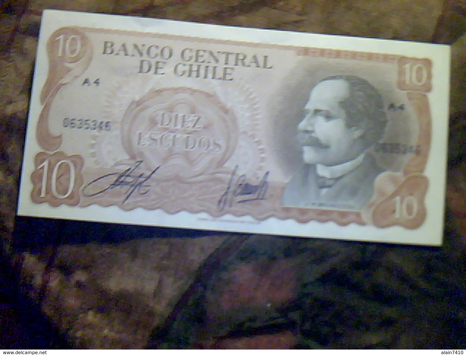 Billet De Banque Du Chili De 10 Escudos SUP - Chile