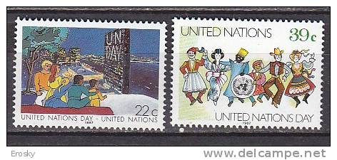 PGL - UNO ONU NEW YORK N°508/09 ** - Unused Stamps