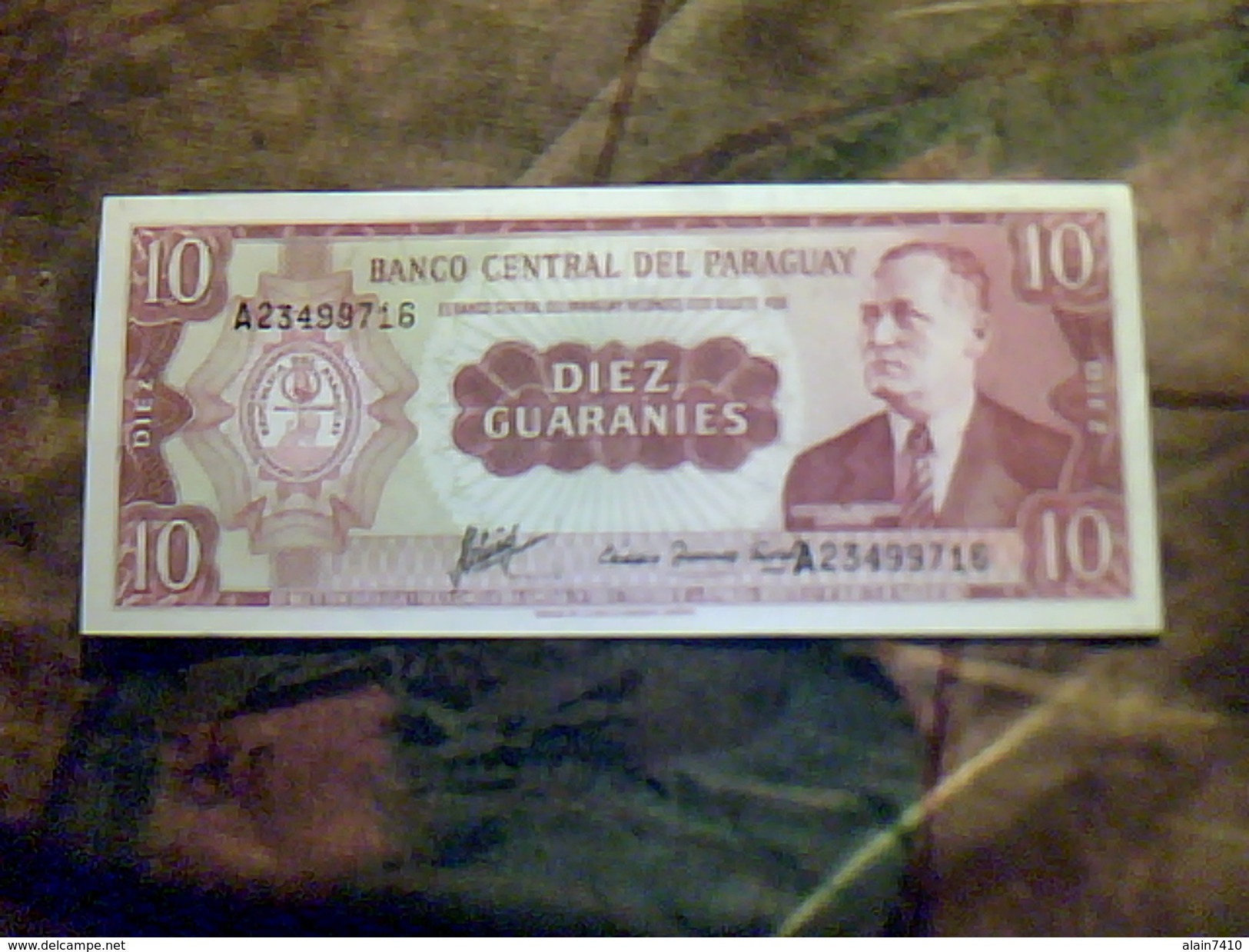 Billet De Banque Du Paraguay De 10 Guaranies NEUF TBE - Paraguay