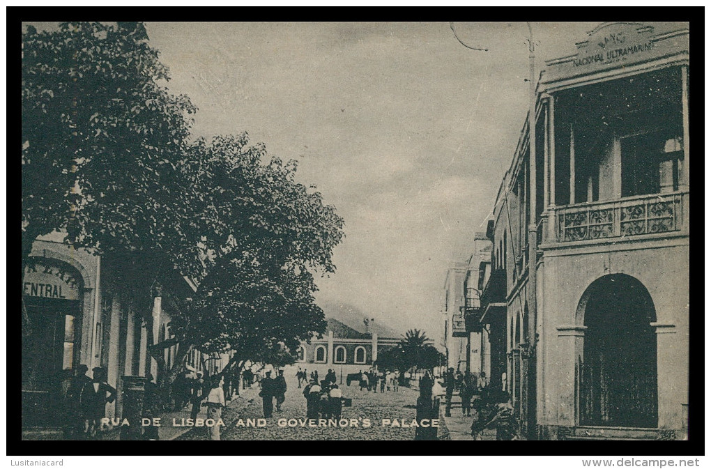 SÃO VICENTE - Rua De Lisboa   Carte Postale - Cap Vert