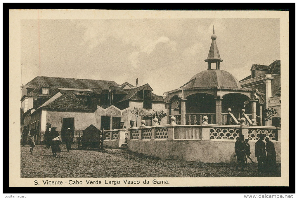 SÃO VICENTE- CORETOS - Largo Vasco Da Gama (Ed. Pavilhão Africano)   Carte Postale - Cap Vert