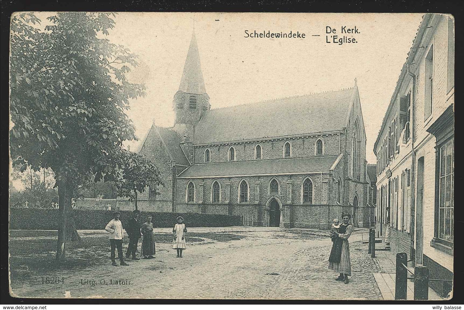 +++ CPA - SCHELDEWINDEKE - L'Eglise - Kerk  // - Oosterzele