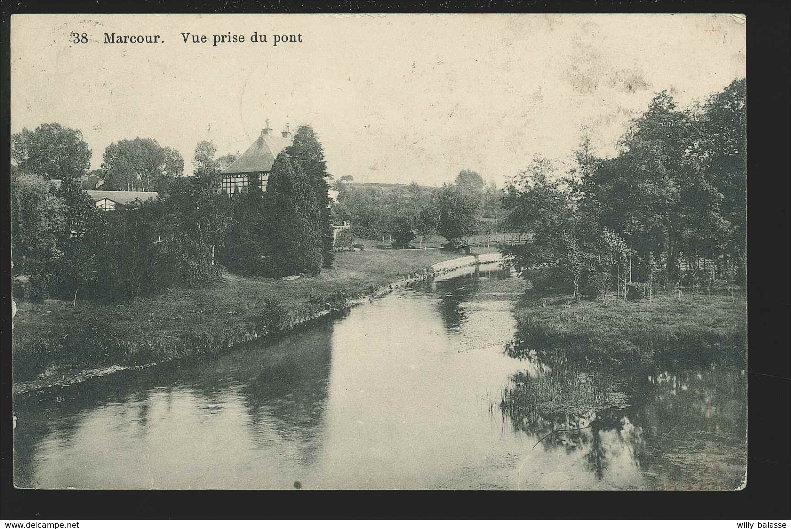 +++ CPA - MARCOUR - MARCOURT - Vue Prise Du Pont  // - Rendeux