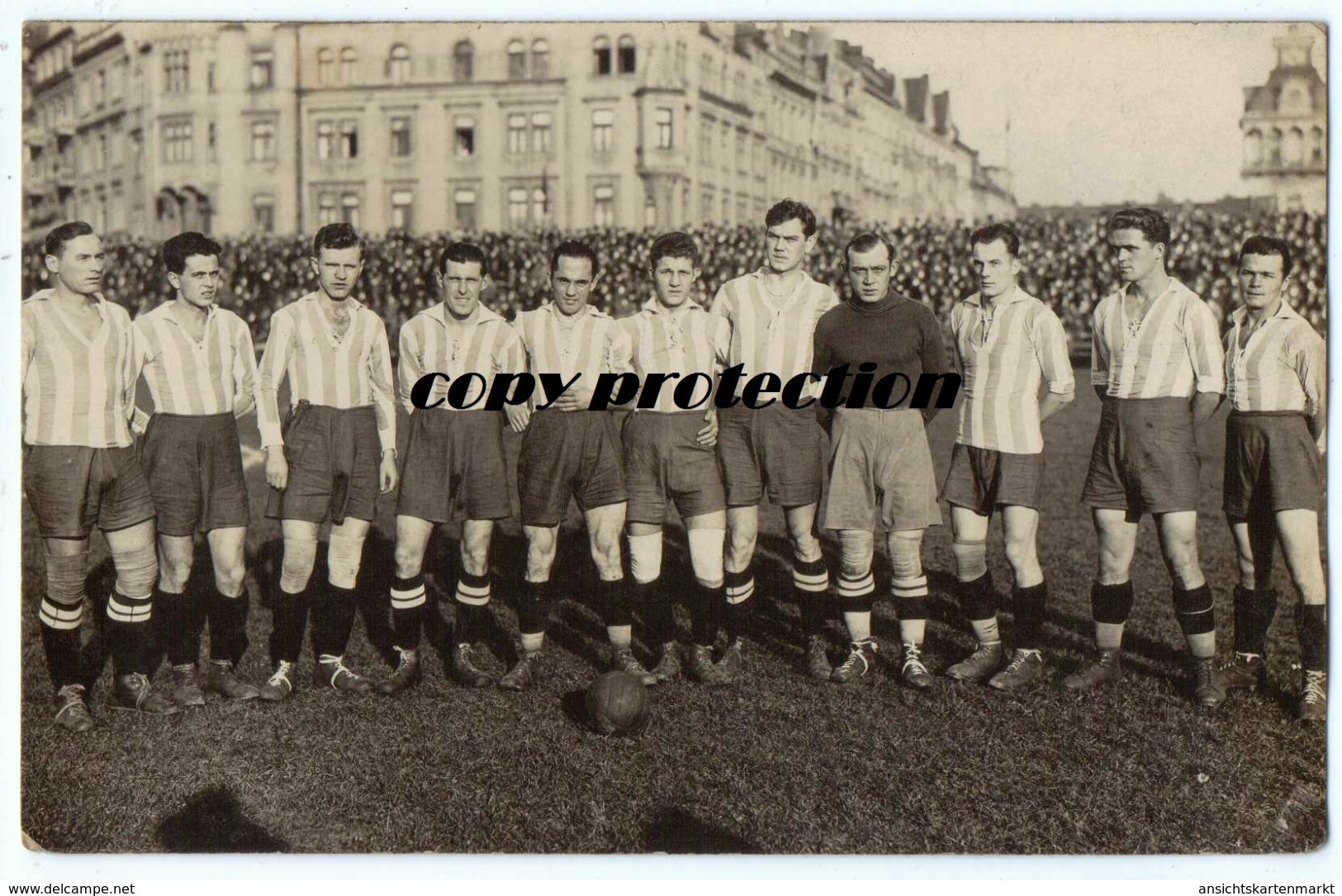 CAFC Praha Vinohrady Fotbal Sekce, Alte Foto Ansichtskarte - Czech Republic