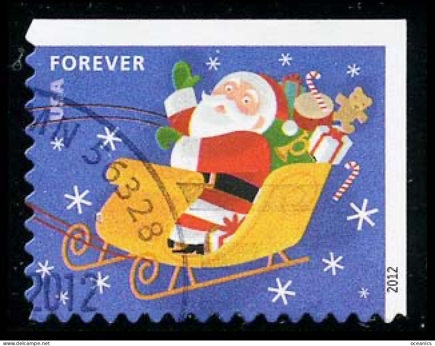 Etats-Unis / United States (Scott No.4713 - Noël / 2012 / Christmas) (o) P2 - Used Stamps