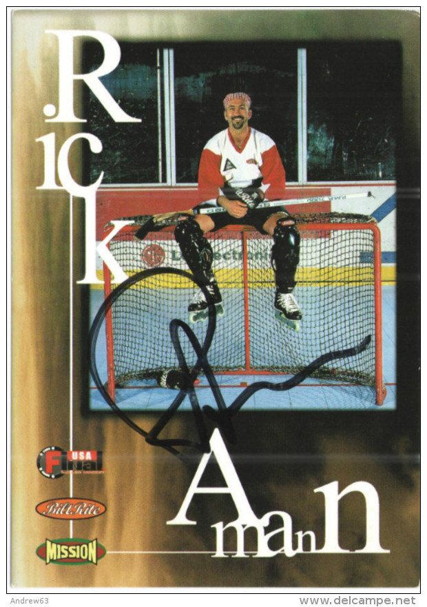 Rick Amann - Canada - Ice Hockey - Sport - With Original Autograph - Altri & Non Classificati