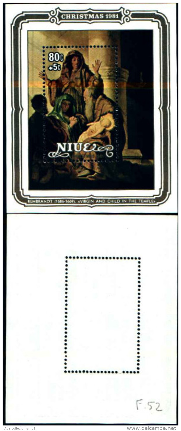 84464) Niue-1981- Natale 1981-BF-n.52-nuovo - Niue