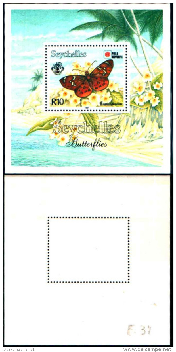 84466) Seychelles-1991- Phila Nippon 91-tokio-BF-n.37-nuovo - Seychelles (1976-...)