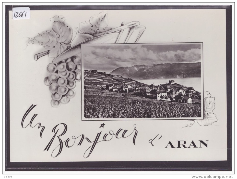 FORMAT 10x15 Cm - DISTRICT DE LAVAUX - UN BONJOUR D'ARAN VILLETTE - CARTE NEUVE NON ECRITE - TB - Villette