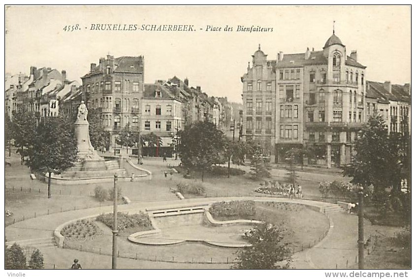 E-16-2493 : BRUXELLES SCHAERBEEK  PLACE DES BIENFAITEURS - Schaerbeek - Schaarbeek