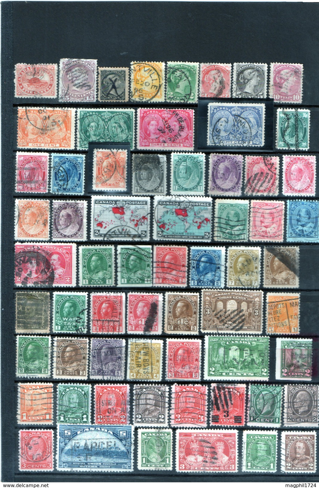 Timbres  Du Canada ( 74 T Ob) - Collections