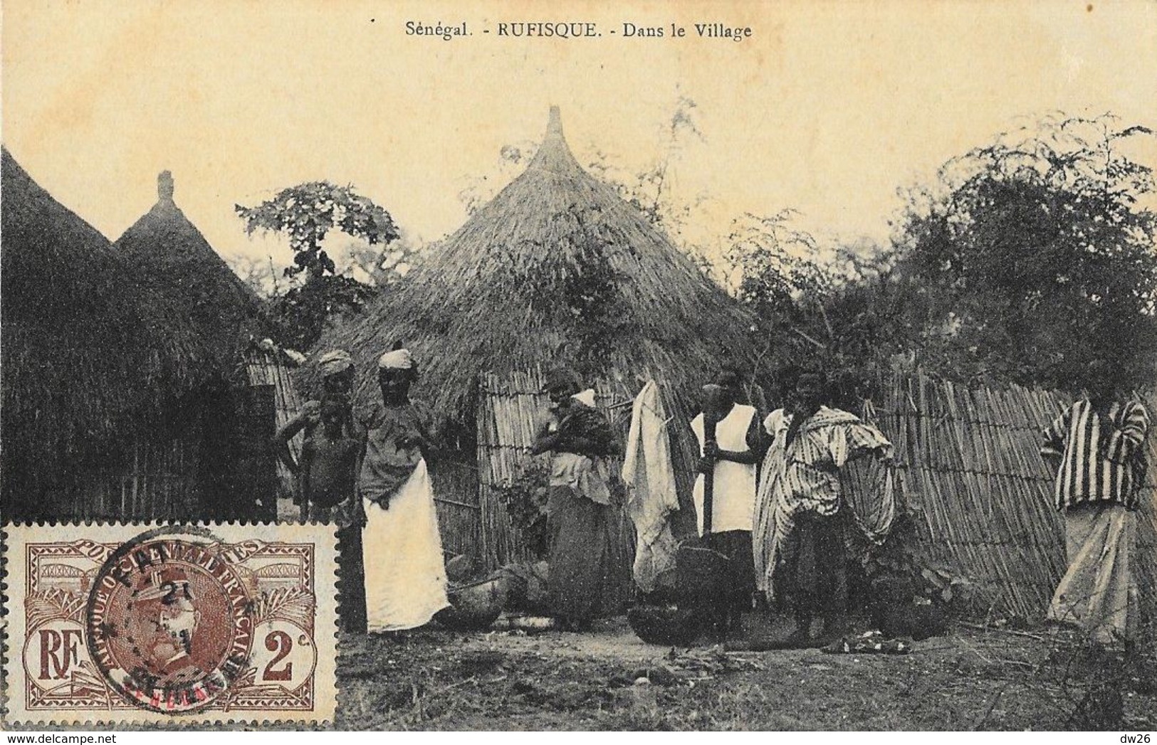 Sénégal - Rufisque - Dans Le Village (1911) - Senegal