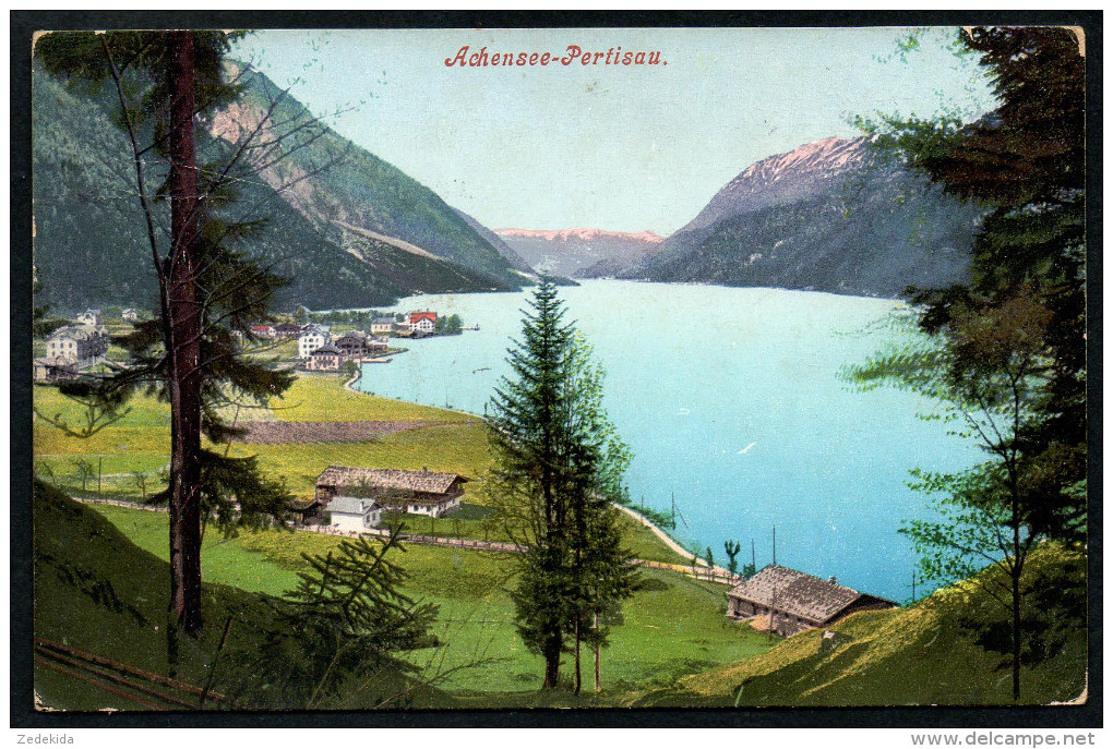 6773 - Alte Ansichtskarte - Pertisau Achensee - Gel. O. Marke - Robert Warger 18 - Pertisau