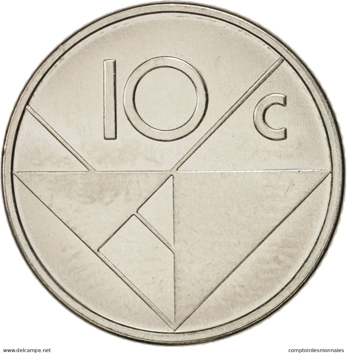 Monnaie, Aruba, Beatrix, 10 Cents, 2006, Utrecht, SPL+, Nickel Bonded Steel - Aruba