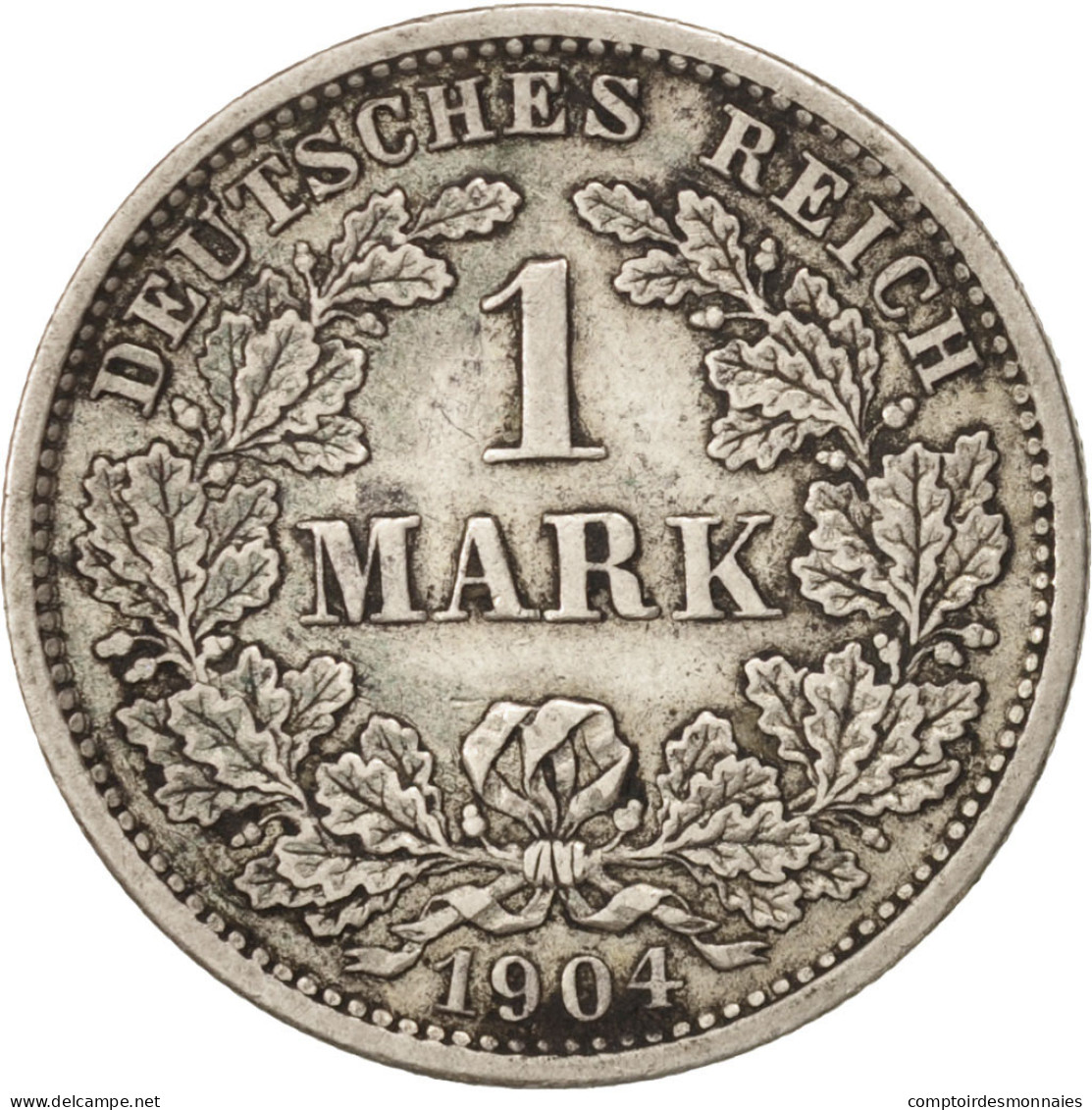 Monnaie, GERMANY - EMPIRE, Wilhelm II, Mark, 1904, Munich, TTB, Argent, KM:14 - 1 Mark