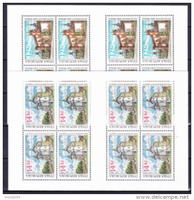 ** Tchéque République 2004 Mi Klb. 400-1, Les Feuilles, (MNH) - Blokken & Velletjes