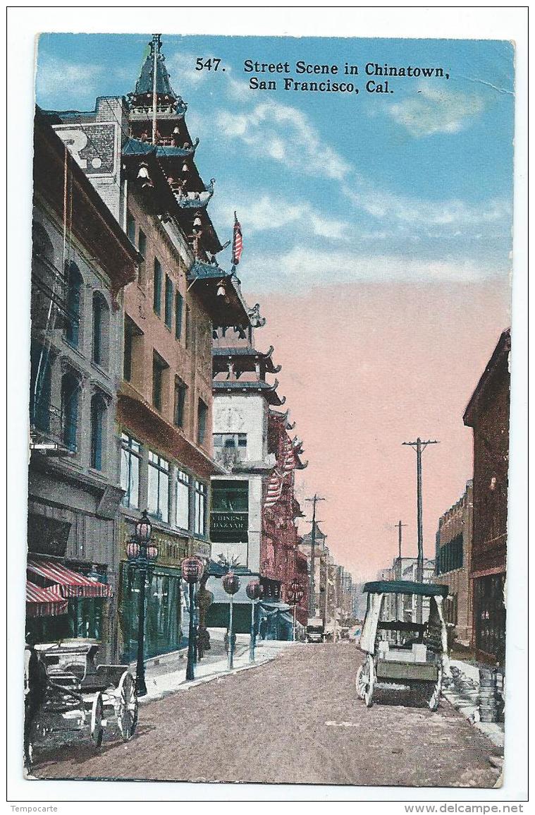 San Francisco - Street Scene In Chinatown - San Francisco