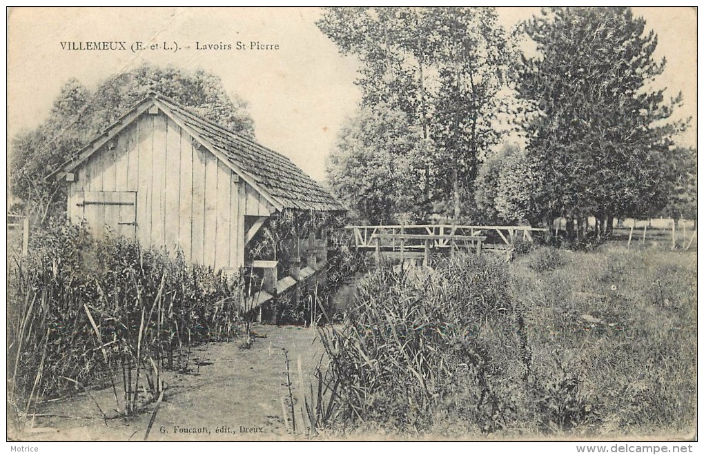 VILLEMEUX - Lavoirs Saint Pierre.(carte Vendue En L'état). - Villemeux-sur-Eure