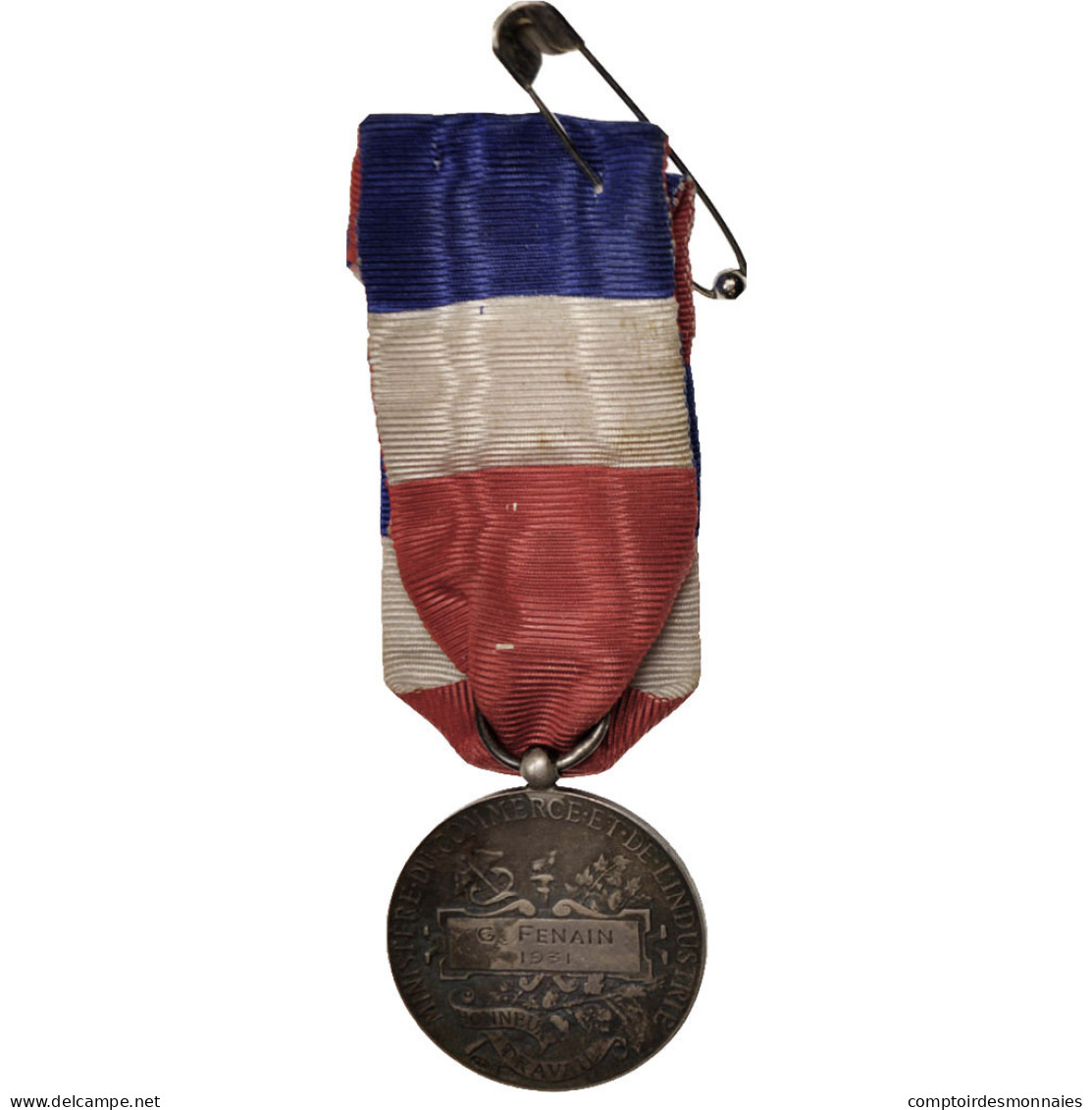 France, Ministère Du Commerce Et De L'Industrie, Medal, 1931, Etat Moyen - Autres