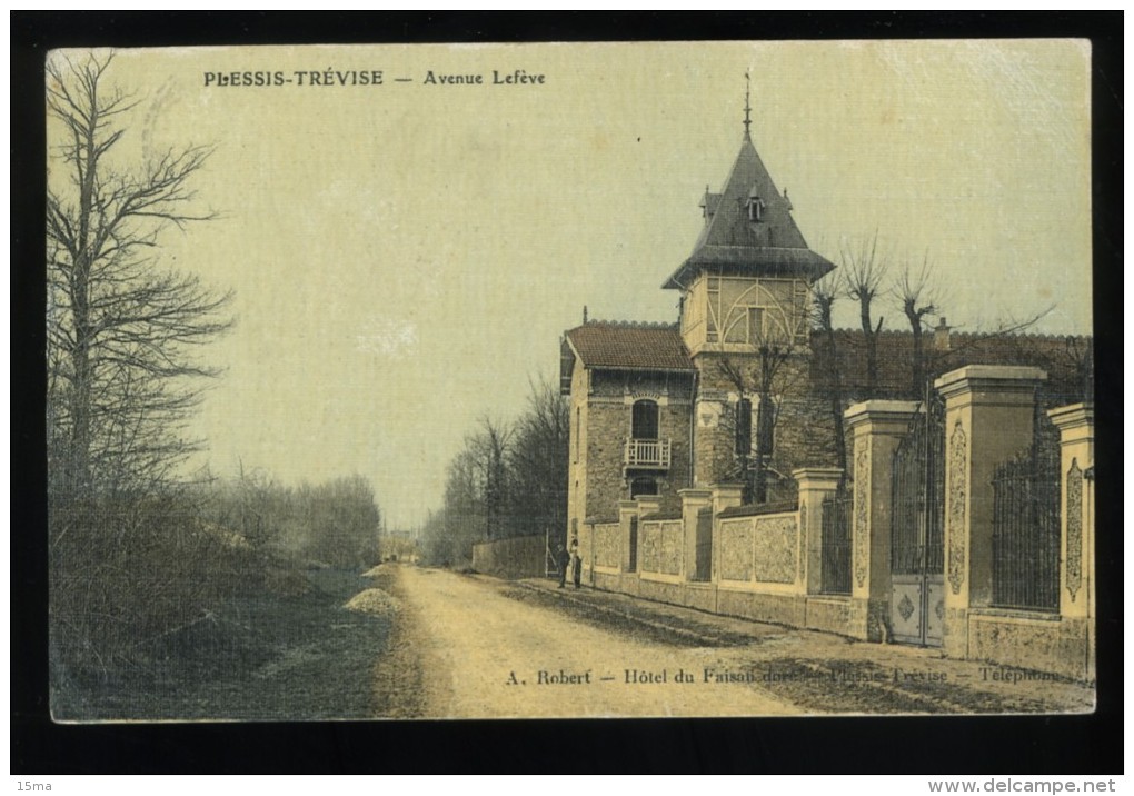 94 Val De Marne Plessis Trevise Avenue Lefeve Robert 1911 - Le Plessis Trevise