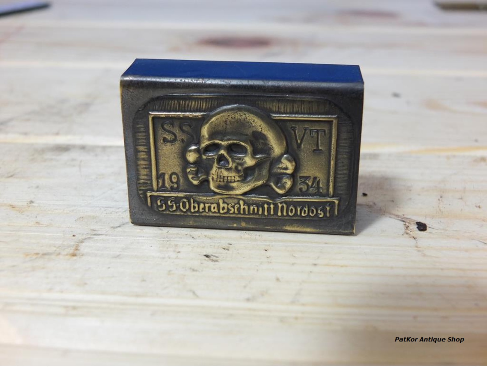 GERMAN WWII  MATCHBOX -trench Art - 1939-45